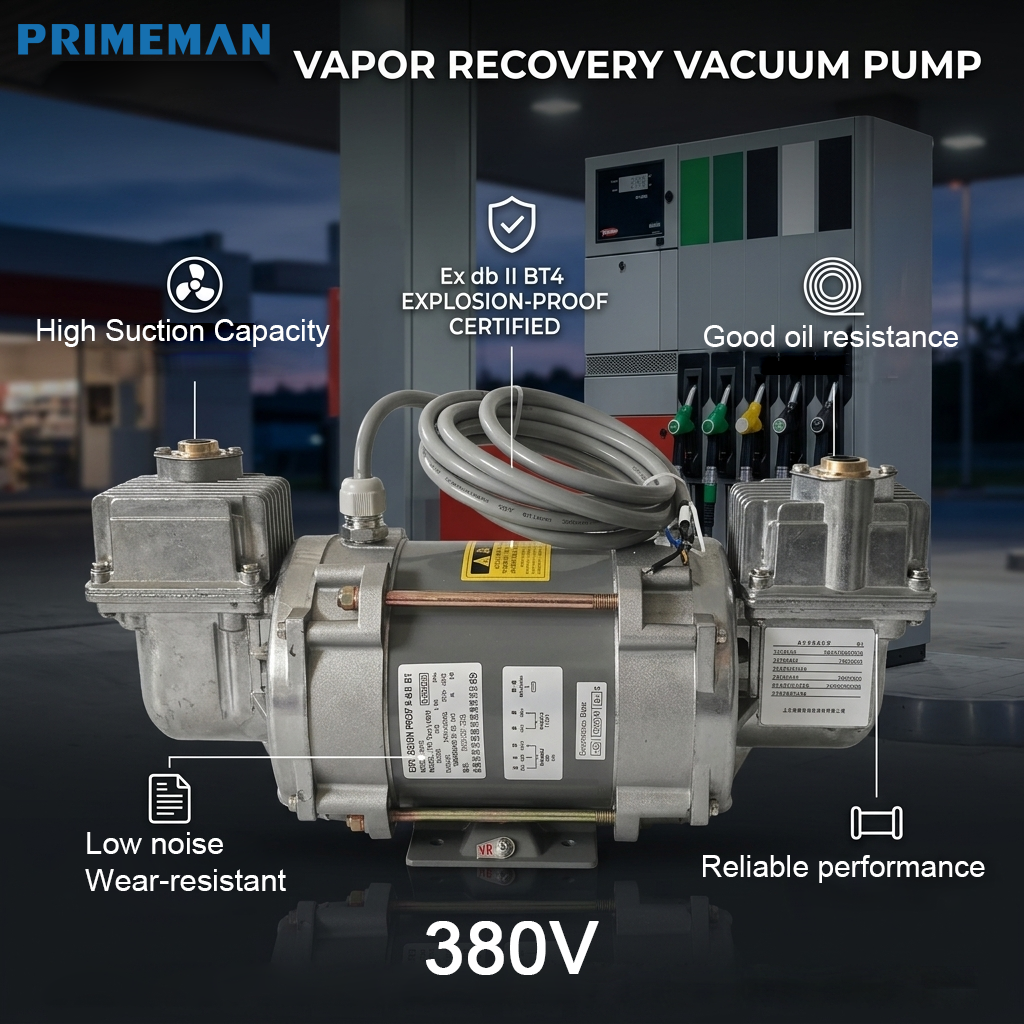 PRM 380V Dual-Head Vacuum Pump for Oil and Gas Recovery - Image 2